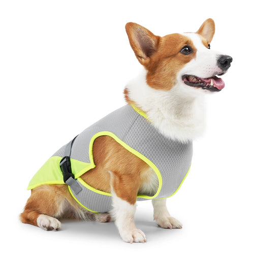 Cooling Vest - Breathable Dog Vest for Hot Summer Days - Adjustable & Lightweight Cooling Jacket with Reflective Strips